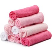 Terry Baby Washcloths - Assorted Pink, 10 Pack