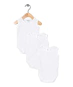 Sleeveless Bodysuits - 3 Pack, Newborn