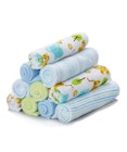 Terry Baby Washcloths - Blue Tiger, 10 Pack image number null