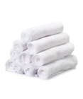Terry Baby Washcloths - White, 10 Pack image number null
