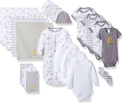 Layette Sets for Newborns &amp; Infants - Gray Celestial, 23 Pieces