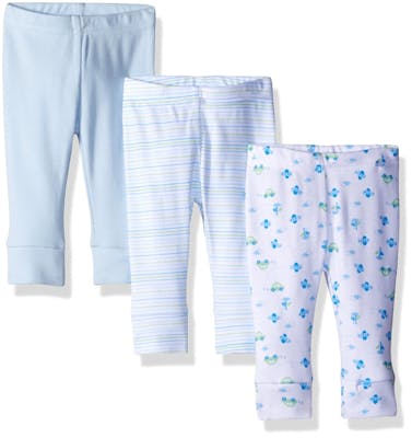 Baby Pants - Blue, 6 Months, 3 Pack