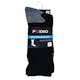 Men's Heavy Duty Crew Socks - Black, 10-13, 3 Pack (3 of 3)