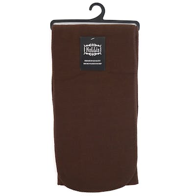 Fleece Scarves - Chocolate Brown, 63" x 8.5"