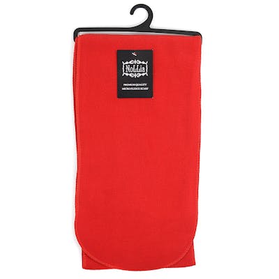 Fleece Scarves - Red, 63"