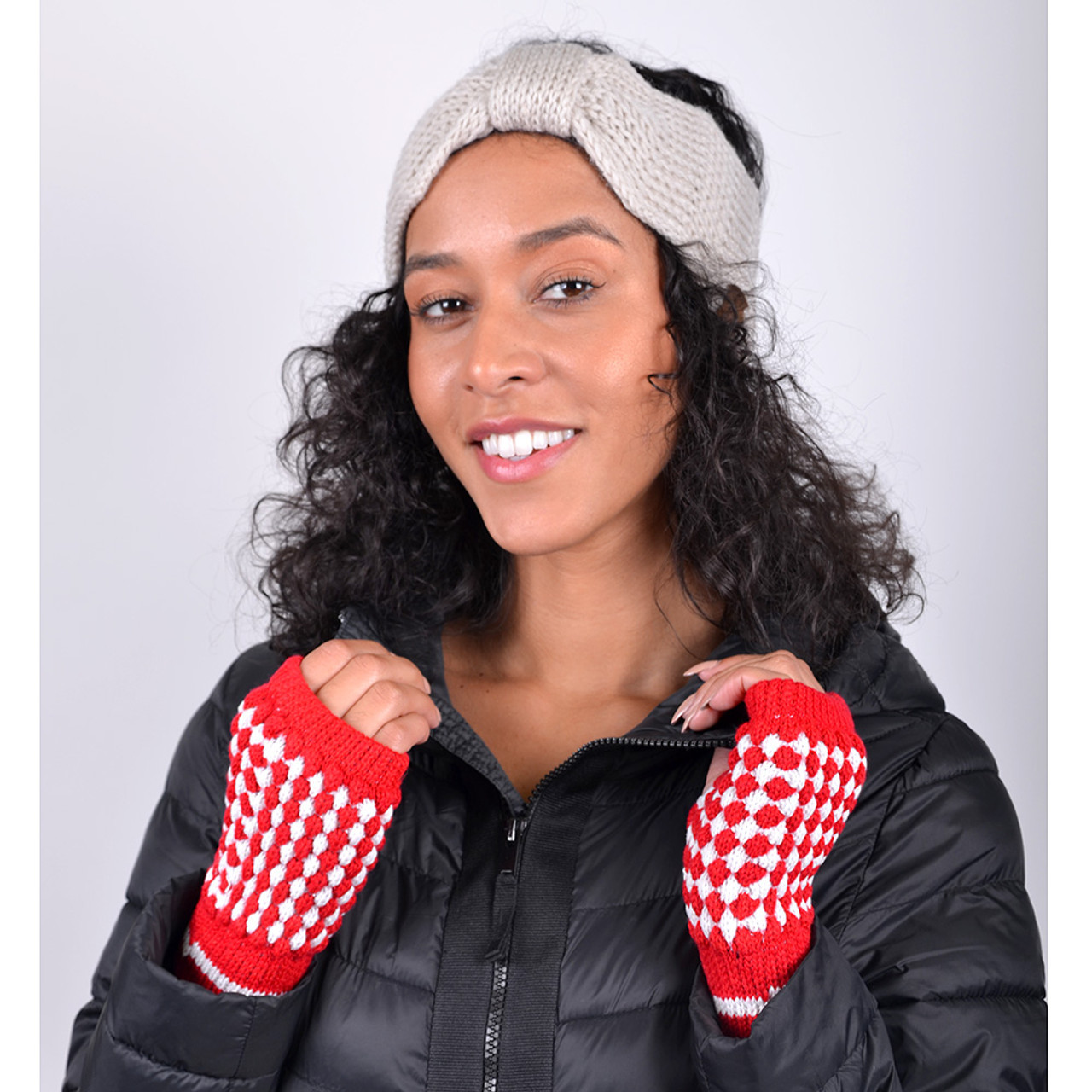 Wholesale Fingerless Gloves Assorted Color Patterns DollarDays
