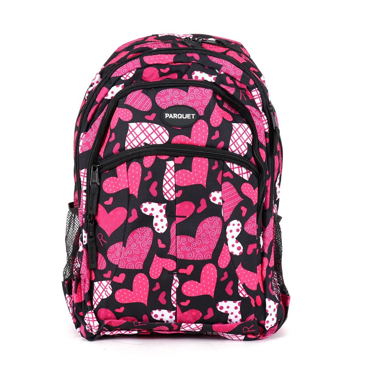 Wholesale 17" Classic Novelty Backpack Pink Heart Pattern (SKU