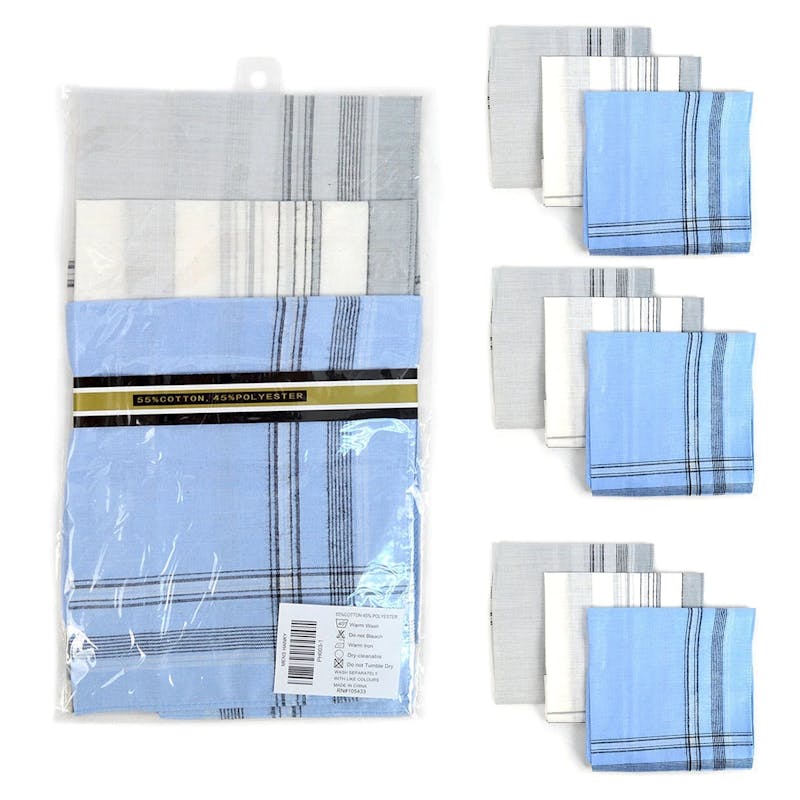 Fancy Handkerchiefs - Assorted  3 Pack