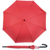 Auto-Open Umbrellas - Coral, Braided Cord Trim