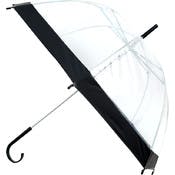 Clear Petite Size Bubble Umbrellas - Black Border, 30"