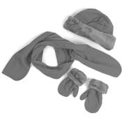 Toddlers'  Winter Sets - Fleece, Gray, Fur Trim