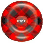 Buffalo Plaid Jumbo Snow Tubes - Red