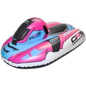 Inflatable Snowmobile Sleds - Pink/Teal