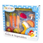 Plush Food Fruits and Veggies - 12 Pieces image number null