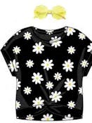 Girls Twist Hem Tops - Size 4-6X, 12pcs