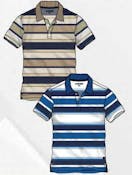 Boys Striped Polo Tees, 4-7