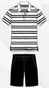 Boys Polo & Short Sets, Size 4-7, 12pcs