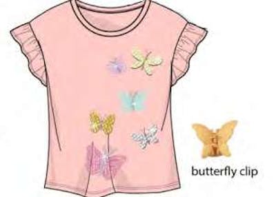 Girls Embellished Tops - Size 7-16, 12pcs