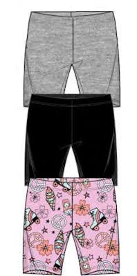 Girls Bike Shorts - Size 4-6X, 12pcs