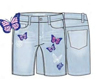 Girls Royal Bermudas - Size 4-6X, 12pcs