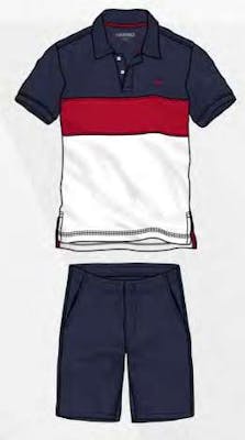 Boys Polo &amp; Short Sets, Size 4-7, 12pcs