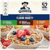 Quaker Instant Oatmeal Packs - Variety Pack