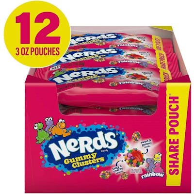 Nerds Gummy Clusters - Rainbow, 12 Pack