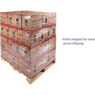 Pallet of Crystal Geyser Spring Water