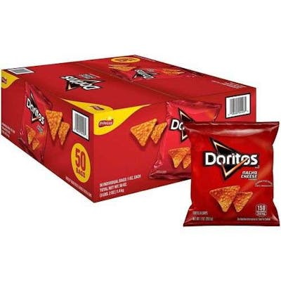 Doritos Nacho Cheese Chips - 50 Pack