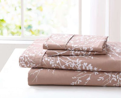 Foliage Microfiber Sheet Sets, Twin