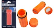 3-in-1 Waterproof Match Storage Box - Orange