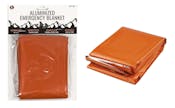 Heavy Duty Emergency Aluminized Blankets, Orange - 83" x 51"