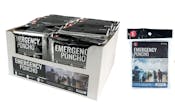 Water-Resistant Emergency Poncho with Hood - Clear
