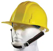 Hard Hat with Adjustable Chin Strap - Yellow