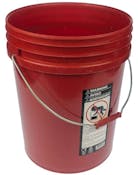 5 Gallon Plastic Bucket - Red