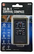 10-in-1 Camping/Survival Compass - 3" x 1.5"