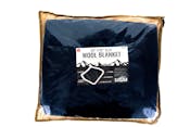 Navy Blue Blanket, 70% Wool - 60" x 80"