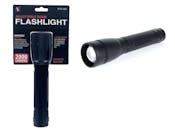 2000 Lumen LED Flashlight, Black - 10"