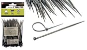 100-Piece Set Cable Ties, Black - 4" x 2.5MM