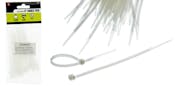 100-Piece Set Cable Ties, Natural - 4" x 2.5MM