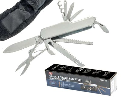 14-in-1 Multi-Functional Stainless-Steel Tool
