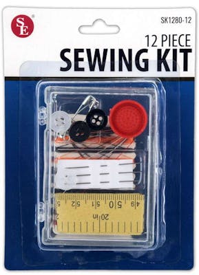 12-Piece Sewing Kit in Storage Box
