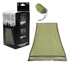Heavy-Duty Emergency Bivy Aluminized PE Sleeping Bag, Green - 84" x 36" image number null