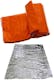 Heavy-Duty Emergency Bivy Aluminized PE Sleeping Bag, Orange - 84" x 36" (2 of 3)