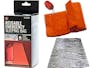 Heavy-Duty Emergency Bivy Aluminized PE Sleeping Bag, Orange - 84" x 36" (1 of 3)