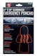 Orange Emergency Aluminized Poncho - 67" x 39" (2 of 4)