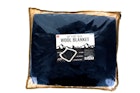 Navy Blue Blanket, 70% Wool - 60" x 80" image number null