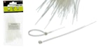 100-Piece Set Cable Ties, Natural - 4" x 2.5MM image number null