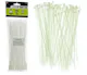 100-Piece Set Cable Ties, Natural - 8" x 3.6MM (1 of 3)