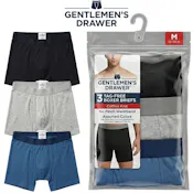 Men's Boxer Briefs - 3 Pack, Size S-XL